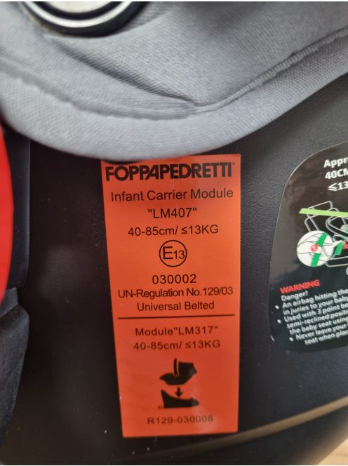 Foppapedretti UP3 i-Size babakocsi szett homokszín, OUTLET termék