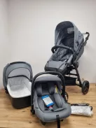 Foppapedretti UP3 3 részes babakocsiszett-Titanium, OUTLET termék