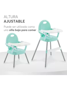 KikkaBoo Sponny 3 in 1 etetőszék-menta,OUTLET termék 