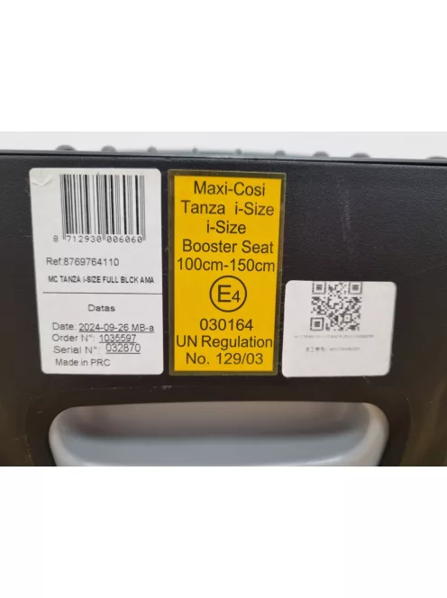 Maxi-Cosi Tanza i-Size Isofix gyerekülés, gyerekülés 100-150cm,OUTLET termék.