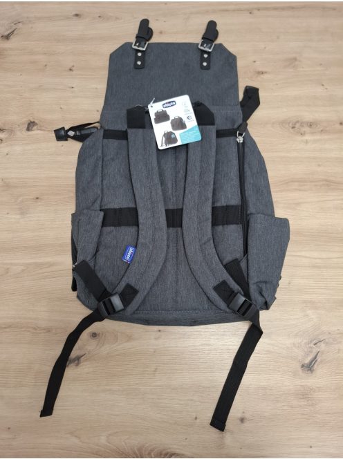 Chicco Easy sötétszürke pelenkázó hátizsák, OUTLET termék