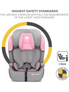   Kinderkraft Comfort Up I-Size 76-150cm gyerekülés-pink. OUTLET termék