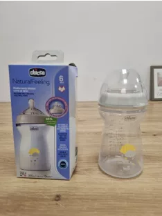   Chicco NaturalFeeling cumiüveg, 330ml 2+ hó, OUTLET termék