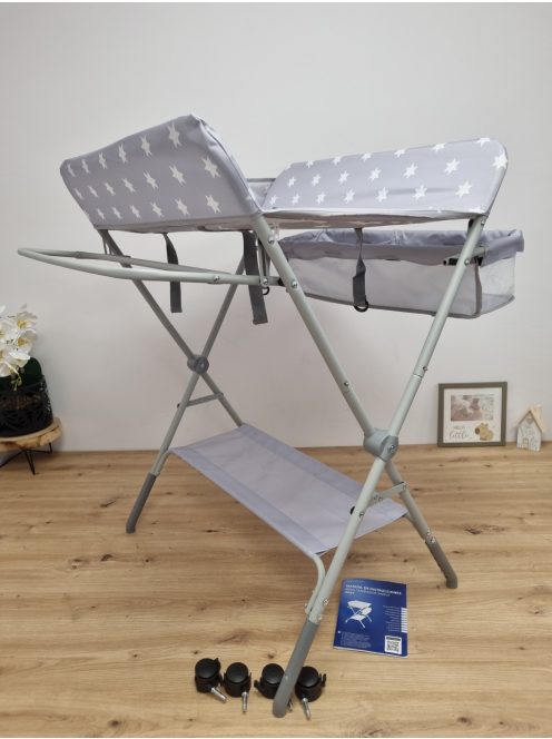 Mobiclinic Zoey összecsukható és állítható pelenkázóasztal, OUTLET termék