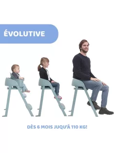 Chicco Crescendo Lite etetőszék-Como zöld, OUTLET termék