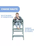 Chicco Crescendo Lite etetőszék-Como zöld, OUTLET termék