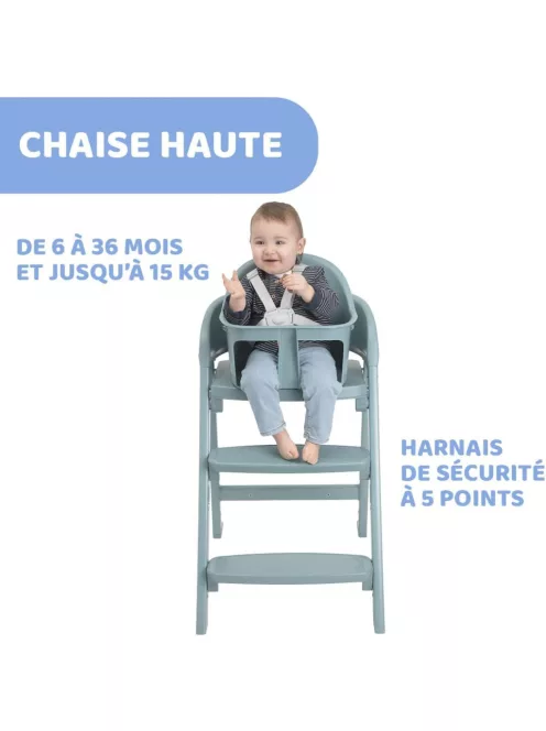 Chicco Crescendo Lite etetőszék-Como zöld, OUTLET termék