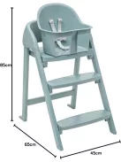 Chicco Crescendo Lite etetőszék-Como zöld, OUTLET termék