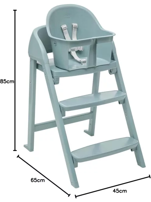 Chicco Crescendo Lite etetőszék-Como zöld, OUTLET termék