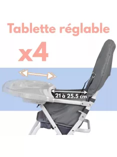 Bambisol Fix összecsukható etetőszék, OUTLET termék
