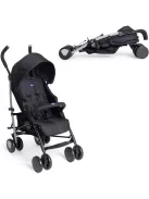 Chicco Echo Lite kompakt esernyőre csukható babakocsi-fekete, OUTLET termék