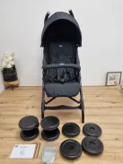 Chicco Echo Lite kompakt esernyőre csukható babakocsi-fekete, OUTLET termék