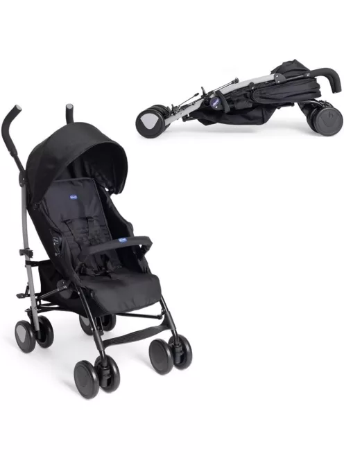 Chicco Echo Lite kompakt esernyőre csukható babakocsi-fekete, OUTLET termék