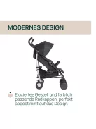 Chicco Echo Lite kompakt esernyőre csukható babakocsi-fekete, OUTLET termék