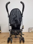 Chicco Echo Lite kompakt esernyőre csukható babakocsi-fekete, OUTLET termék