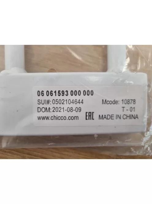 Chicco ajtórács hosszabbító 360 mm-es-fehér, OUTLET termék