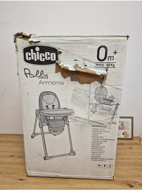 Chicco Polly Armonia összecsukható és állítható etetőszék, OUTLET termék