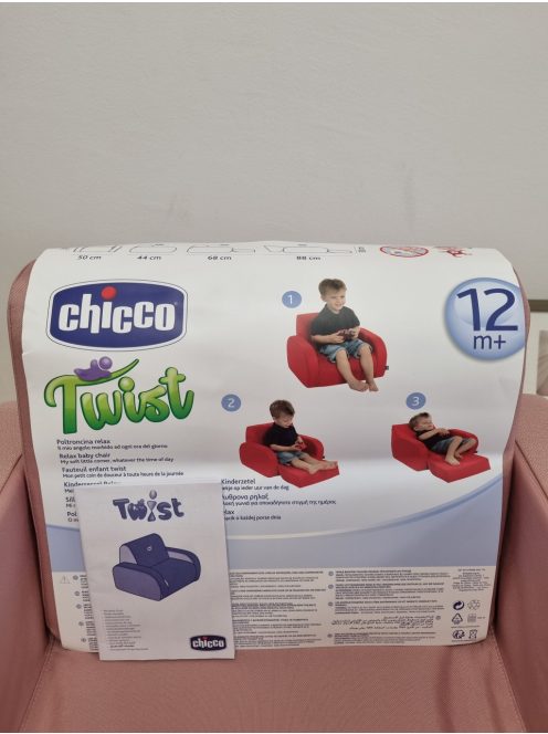 Chicco Twist rózsaszín gyerekfotel, OUTLET termék