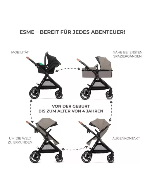  Kinderkraft ESME 3 az 1-ben babakocsi OUTLET termék.