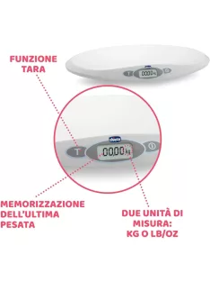   Chicco Baby Comfort digitális elektronikus mérleg. OUTLET termék