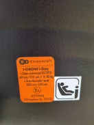 Kinderkraft gyerekülés I-Grow i-Size Isofix 40-150cm- sötétkék. OUTLET termék
