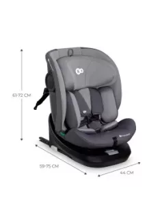   Kinderkraft gyerekülés I-Grow i-Size Isofix 40-150cm- szürke. OUTLET termék