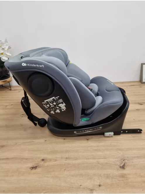 Kinderkraft gyerekülés I-Grow i-Size Isofix 40-150cm- szürke. OUTLET termék