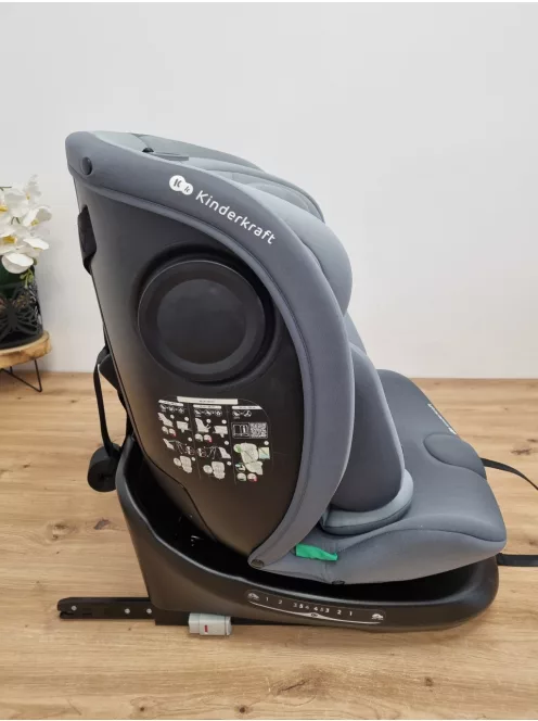 Kinderkraft gyerekülés I-Grow i-Size Isofix 40-150cm- szürke. OUTLET termék
