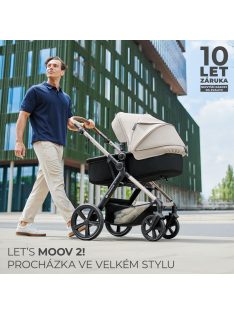    Kinderkraft Moov 2 3 az 1-ben babakocsi szett-Sand Beige, OUTLET termék