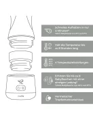 Nuvita 1162 Warm'n'Go hordozható cumisüveg melegítő, OUTLET termék