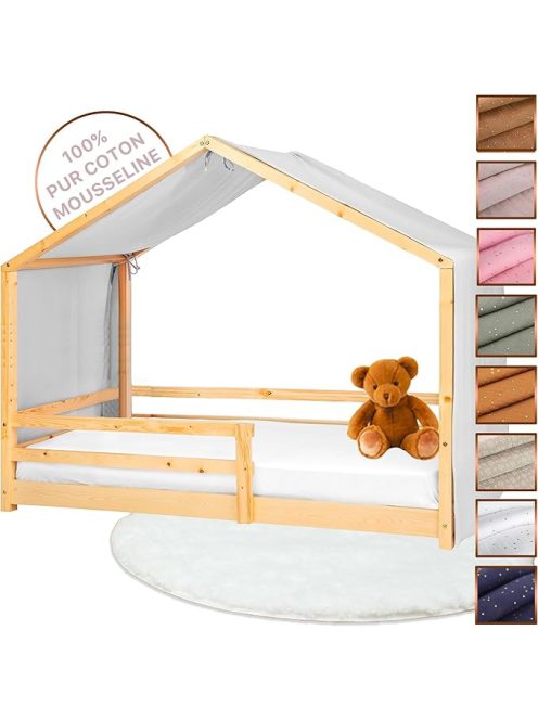 Lovely Hippo ágybaldahin szürke, 370x140 cm- OUTLET termék