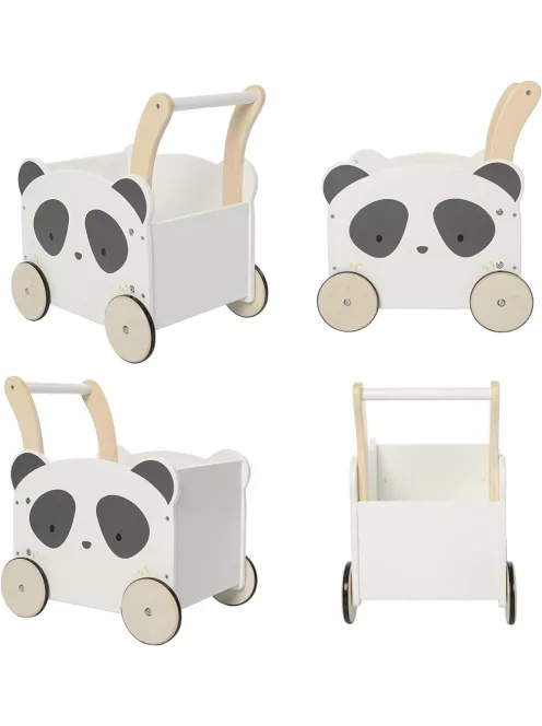 Labebe pandás fa 2 az 1-ben kisgyermek toló-húzó játék, OUTLET termék