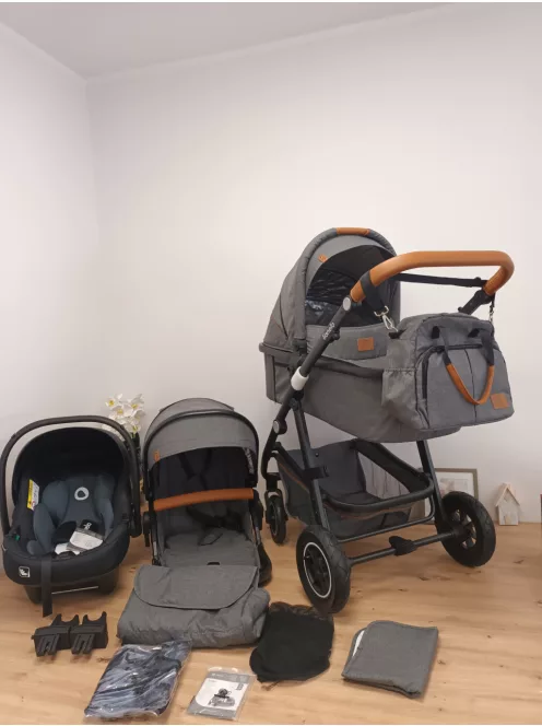  Lionelo Amber 3 az 1-ben babakocsi-Grey Graphite. OUTLET termék