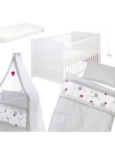 Roba fa kiságy szett ágyneművel, OUTLET termék