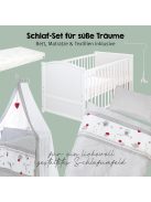 Roba fa kiságy szett ágyneművel, OUTLET termék