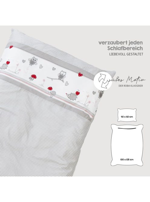 Roba fa kiságy szett ágyneművel, OUTLET termék