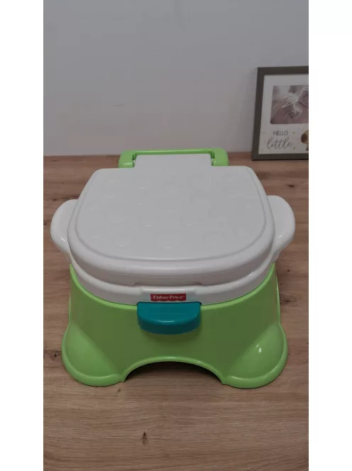 Fisher-Price zöld tanuló wc hangal, OUTLET termék