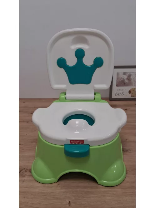Fisher-Price zöld tanuló wc hangal, OUTLET termék