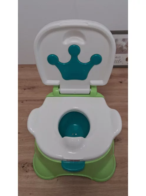 Fisher-Price zöld tanuló wc hangal, OUTLET termék