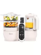 Babymoov Nutribaby Plus turmix és páróló bébiétel-készítő - fehér, OUTLET termék