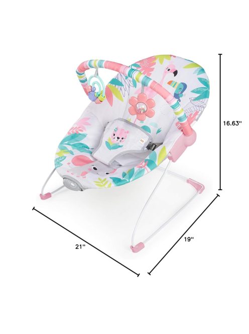 Bright starts flamingo vibes pihenőszék,OUTLET termék