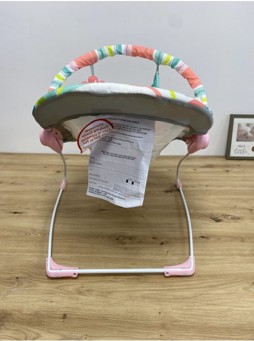 Bright starts flamingo vibes pihenőszék,OUTLET termék