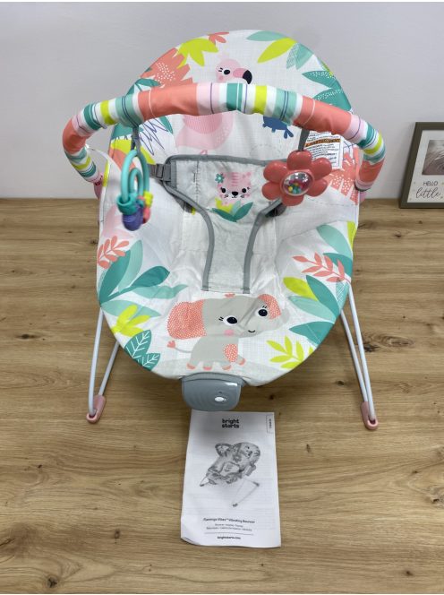 Bright starts flamingo vibes pihenőszék,OUTLET termék