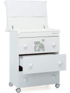 Foppapedretti fa fehér macis fürdető és pelenkázó komód, OUTLET termék