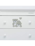 Foppapedretti fa fehér macis fürdető és pelenkázó komód, OUTLET termék