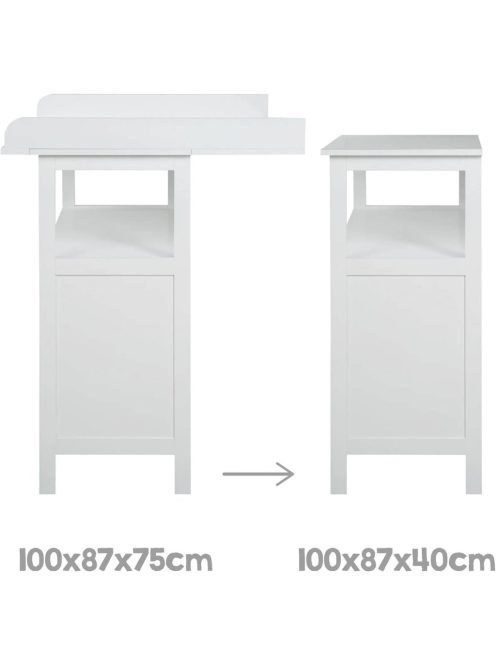 Roba Hamburg fa pelenkázó komód, OUTLET termék