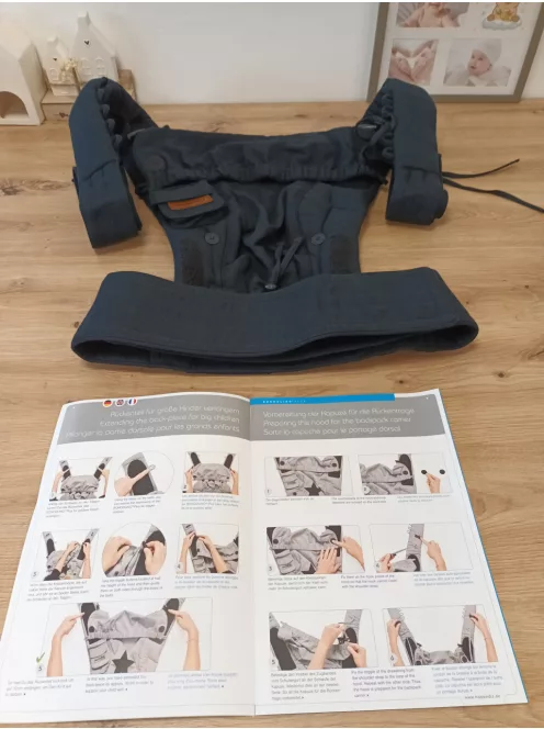Hoppediz Bondolino Plus babahordozó - sötétkék, OUTLET termék
