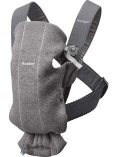   BABYBJÖRN Mini Soft - sötétszürke, 0-12 hó, 3,2-11 kg, OUTLET termék