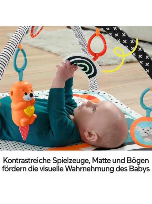  Fisher-Price Glow & Grow 3 az 1-ben játszószőnyeg, OUTLET termék