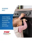 Reer biztonsági tűzhely gombburkolat, OUTLET termék